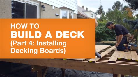 How To Install Decking Boards How To Build A Deck Part 45 Youtube
