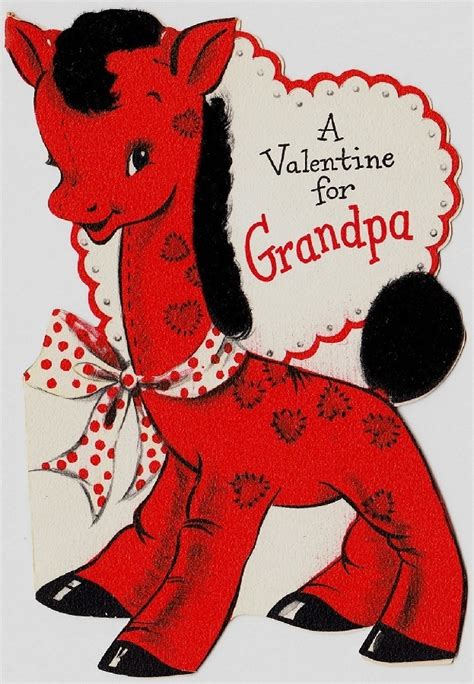 17 Best Images About Vintage Valentine Cards Giraffes