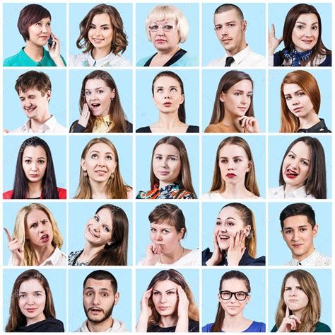 Personas Que Expresan Emociones Diferentes Fotografía De Stock © Kotin