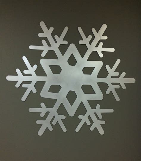 Snowflake Metal Wall Art 24 Diameter