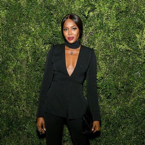 Look Of The Day Naomi Campbell Is A Stunner Per Usual In All Black