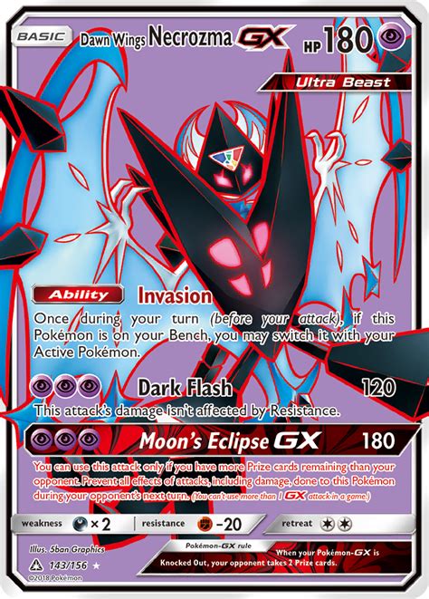 Dawn Wings Necrozma Gx Ultra Prism Pokémon Tcg Guru