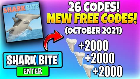 Sharkbite🦈november 2021 All New Secret Op Codes Roblox Sharkbite