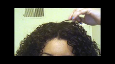 Perfect Blending For Curly U Part Wig Or Weave Without Heat Youtube
