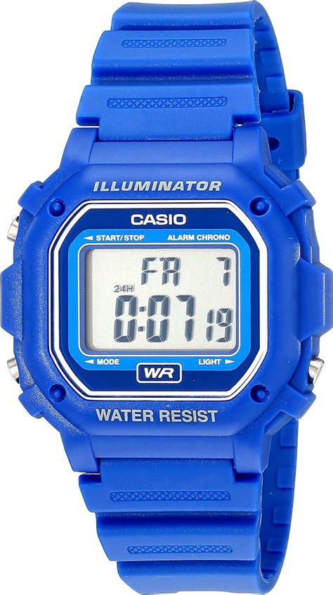 Casio Mens Classic Digital Resin Watch Blue F108wh 2acf Casio