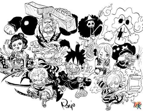70 Disegni One Piece Da Colorare Gratis