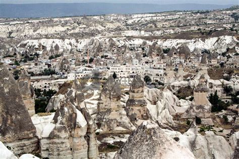 Valley Of Uchisar In Cappadocia Turkey By Auralaura Vectors