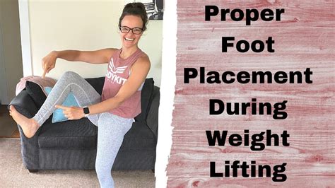 Proper Foot Placement During Weightlifting Youtube