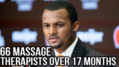 Ny Times Cleveland Browns Qb Deshaun Watson Saw At Least 66 Massage Therapists Over 17 Month