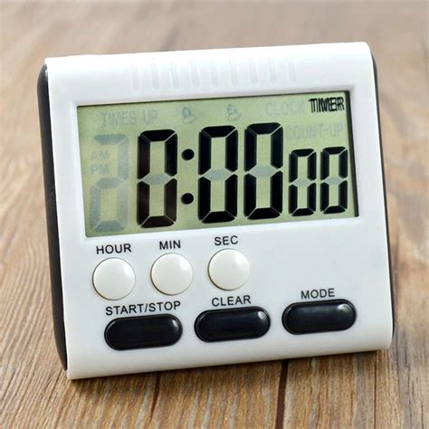 Digital Kitchen Clock With Timer Programmable