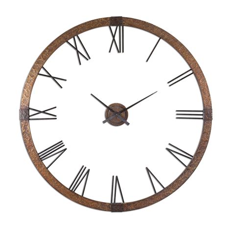 Uttermost Amarion 60 Copper Wall Clock — Grayson Living