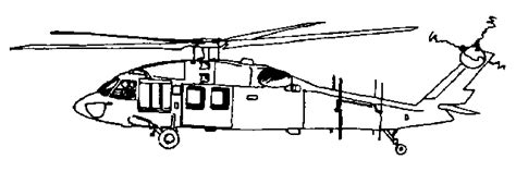Download 60 Black Hawk Helicopter Sketch Coloring Page