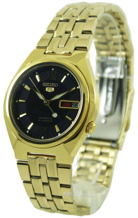 Seiko 5 automatic 21 jewels gold tone gold dial watch snkl28. Seiko 5 Automatic 21 Jewels SNK324K1 SNK324K Mens Watch ...