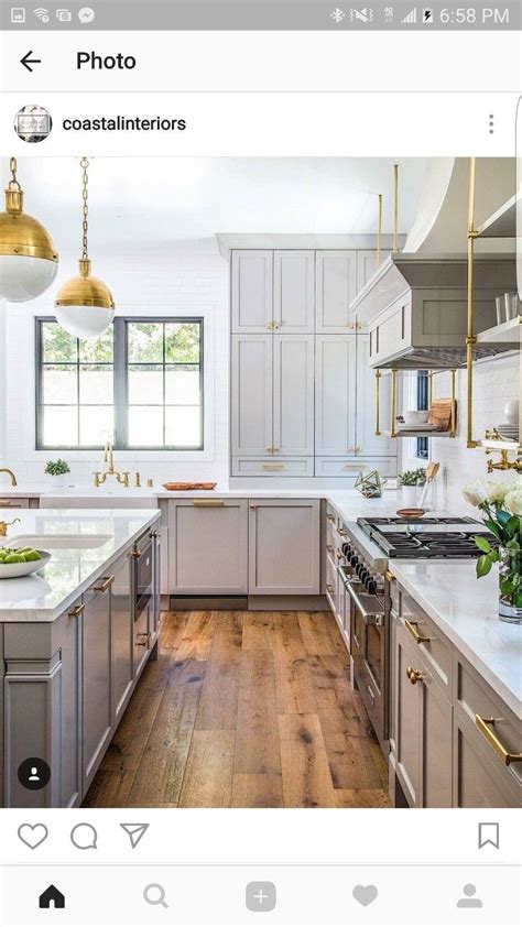 That was sure an incredible list of 15 simple and minimalist kitchen space designs! Wood floors | Minimalist kitchen cabinets, Popular kitchen ...