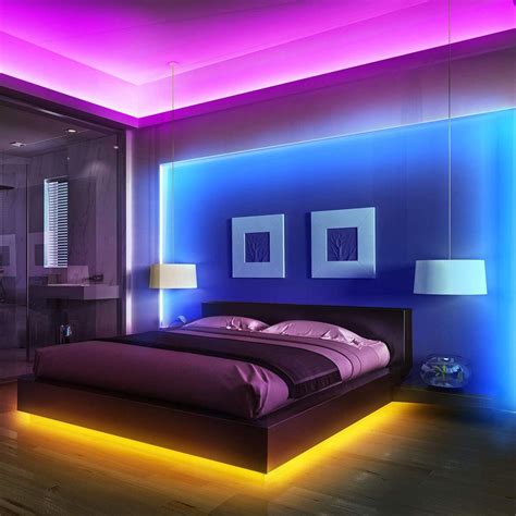 30 Led Strip Lights In Bedroom