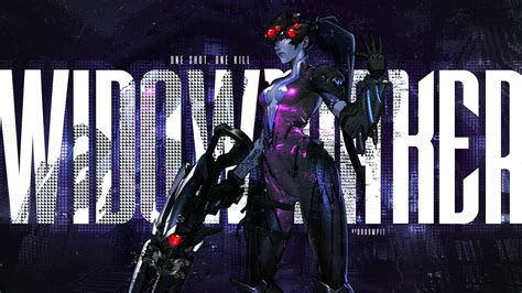 Black Widow Overwatch Widowmaker Overwatch Hd Wallpapers Desktop