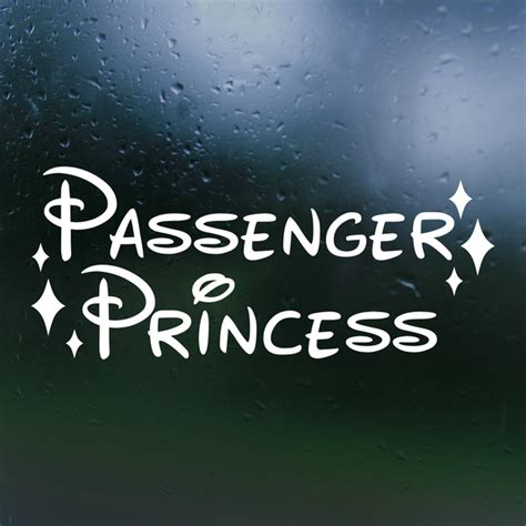 Magical Passenger Princess Car Decal Get Decaled