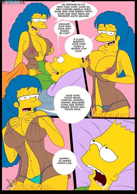 Milftoon Os Simpsons Comendo Minha Mãe Incesto Hentai HQ Porno