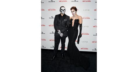 Jennifer Lopez And Casper Smart Skeleton Halloween Costumes Popsugar