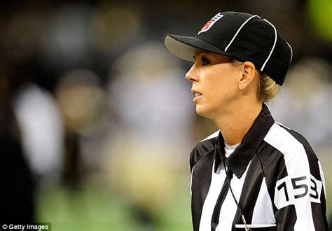 Nfl Hires First Female Referee Sarah Thomas Daily Mail Online