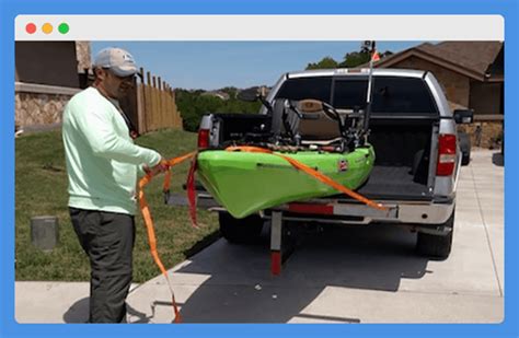 How To Tie Down A Kayak In A Truck Bed Kayak Help