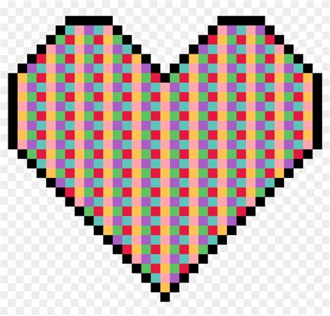 Pixel Art Grid Easy Heart Bmp Spatula