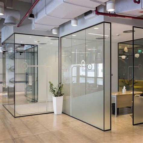 Modern Manufacture Office Cubicles Glass Office Partition Walls
