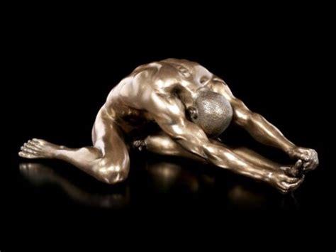 Male Nude Figure Floor Stretching Veronese Nude Sexy Man Statue Ebay