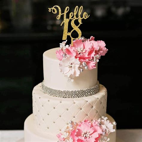 Bakell.com offers a wide range of baking supplies that include everything from pastry tools to cake decorating tools for beginners and professionals. 18th Birthday Cake Decoration | Birthday cake toppers, 18th birthday cake, Happy birthday cake ...