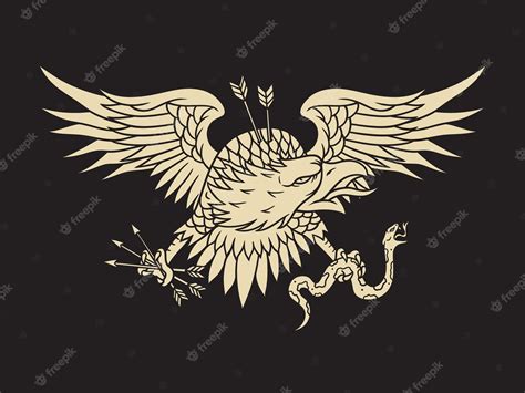 Aguia Com Flecha Atravessada