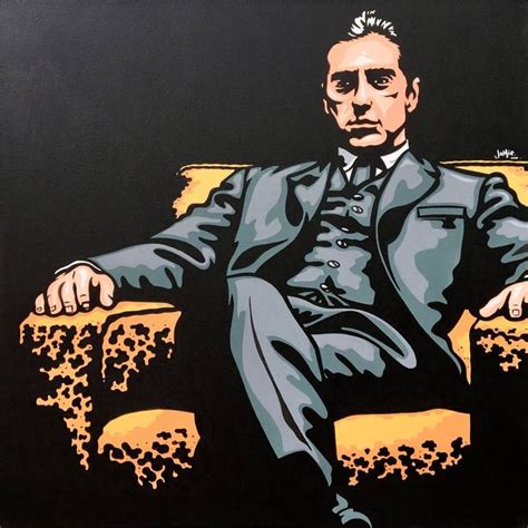Saatchi Art Artist James Lee Painting Michael Corleone Al Pacino