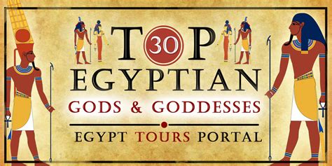 Top 10 Most Famous Ancient Egyptian Gods And Goddesses In The Pharaohs