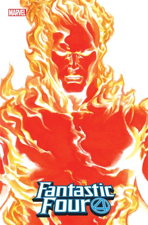 Fantastic Four 24 Alex Ross Human Torch Timeless Cover Fresh Comics
