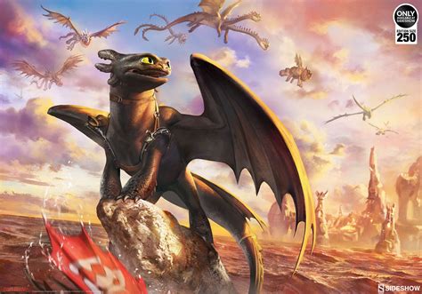 How To Train Your Dragon Toothless And The Dragons Of Berk A Sideshow