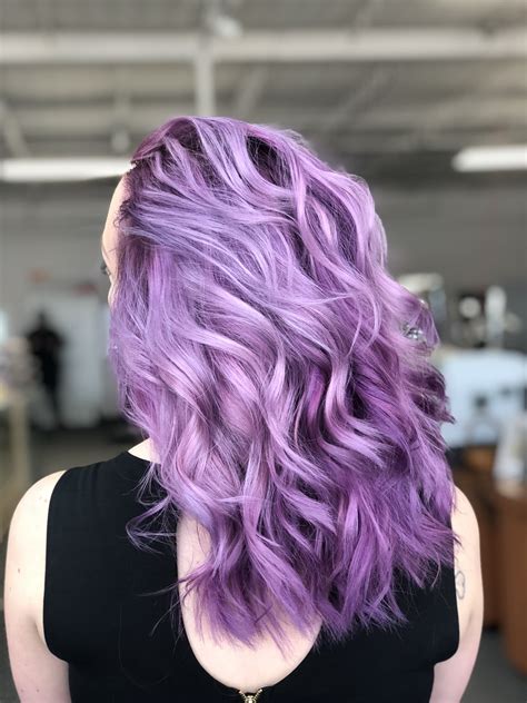 Purple Melt Long Hair Styles Hair Styles Color Melting