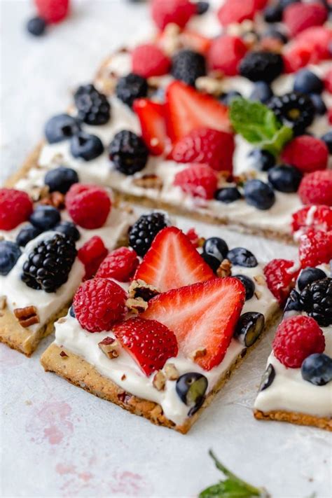 Want us to cater your next work lunch or function? Gluten-Free Berry Fruit Pizza (Paleo & Vegan) - The Real ...