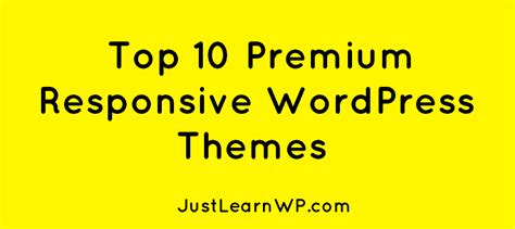 Premium Responsive Wordpress Themes 10 Of The Best Themes For 2019