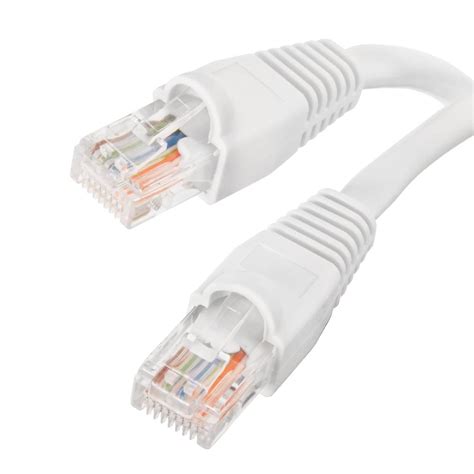 When this happens, the cable just falls out of the receptacle, and that's no fun. Commercial Electric 50 ft. Cat5e UTP Ethernet Cable, White ...