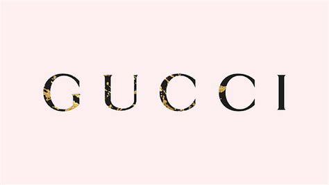 Hd Wallpaper Gucci Text Gold Splats Logo Simple Background