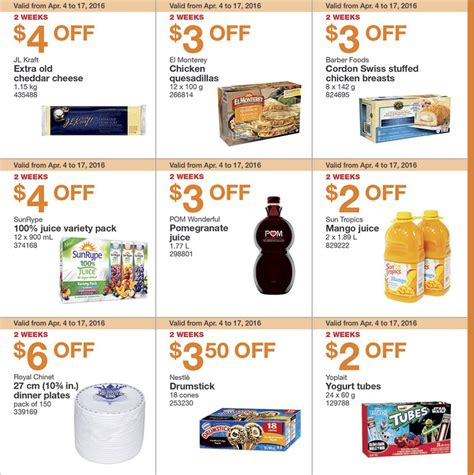 West Costco Sales Items For April 3 10 2016 For Bc Alberta