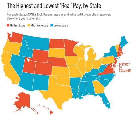 Cost Of Living By State Map Map