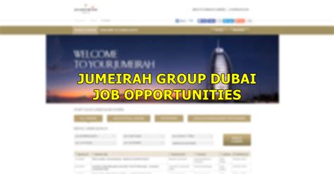 Jumeirah Group Uae Job Openings 2024 February Dubai Ofw