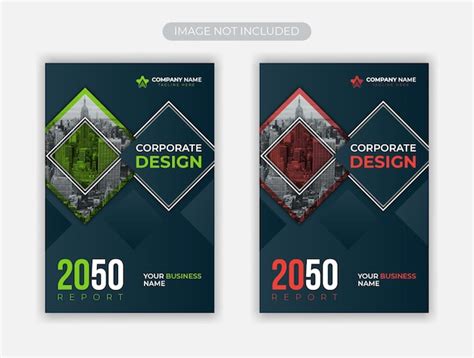 Premium Vector Corporate Business Book Cover Design Template