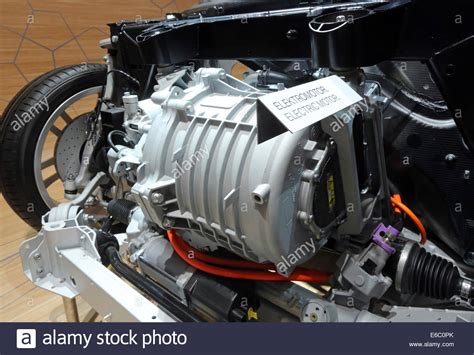 The bmw i8's second power source was a hybrid synchronous electric motor specially developed and produced by the bmw group for bmw i. Electric motor engine in a BMW i3 shown at the 65th International Stock Photo, Royalty Free ...