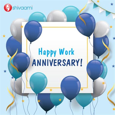 Work Anniversary Templates Free Download