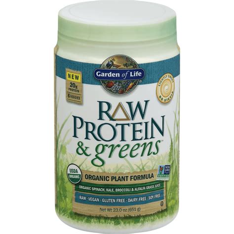 Garden Of Life Raw Protein And Greens Plant Formula Organic Caseys Foods