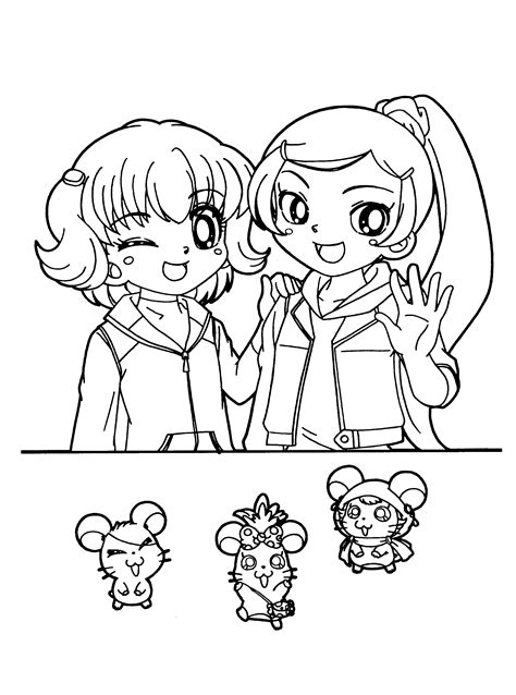 Coloring Page Hamtaro Coloring Pages 46