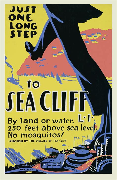 Vintage Sea Cliff Poster Free Stock Photo Public Domain Pictures
