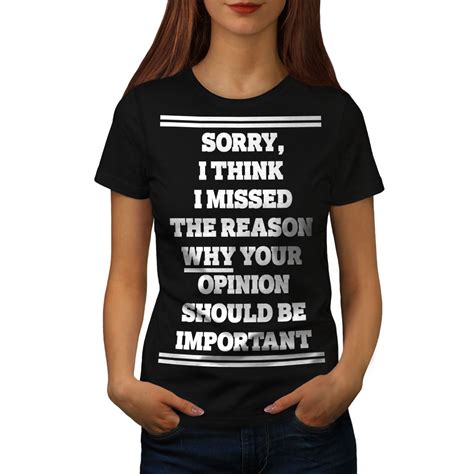 Wellcoda Opinion Offensive Funny Womens T Shirt Lost Casual Design Printed Tee Ebay
