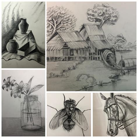 Easy Pencil Shading Drawings For Kids